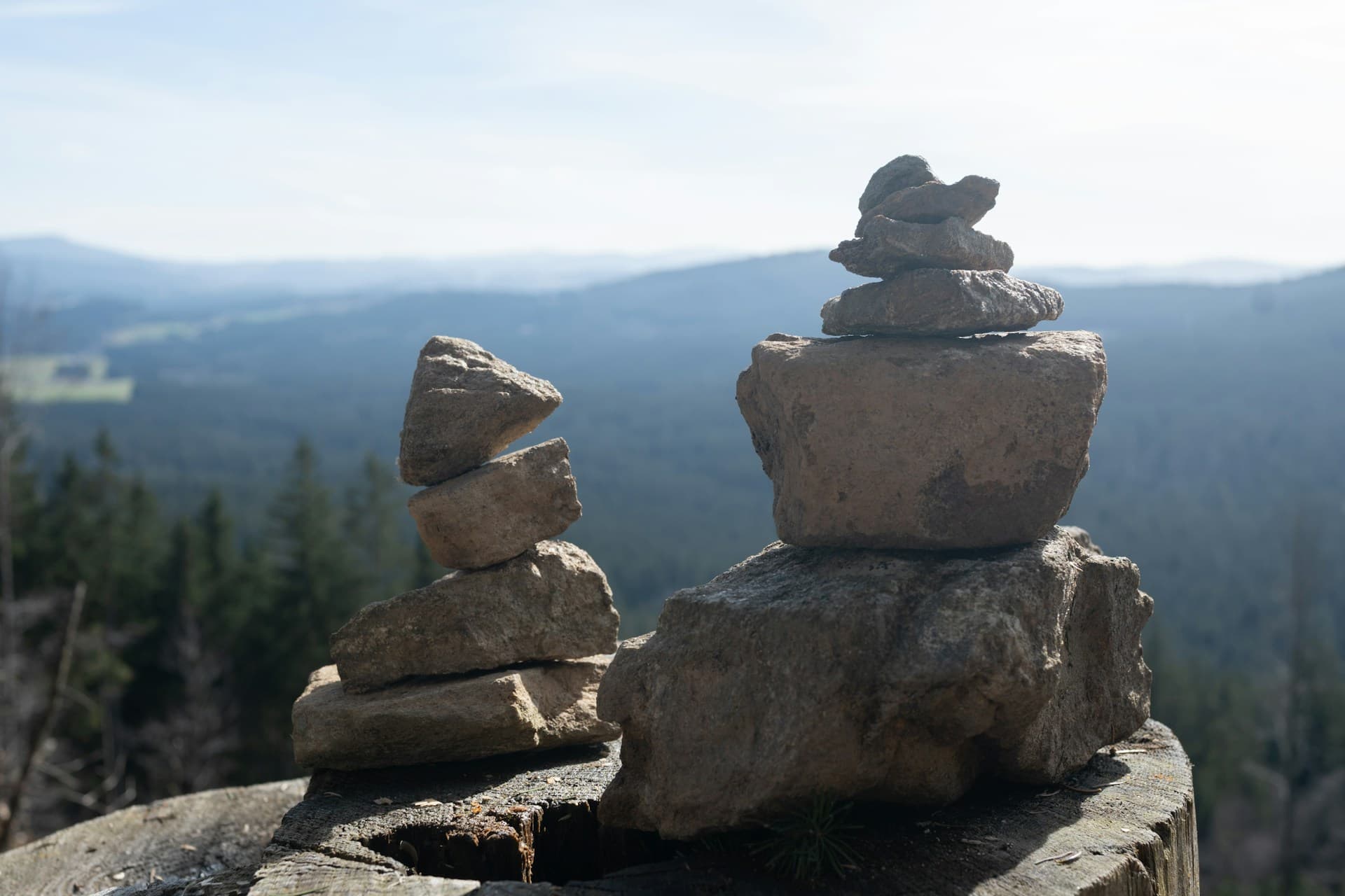 Stacking rocks Background